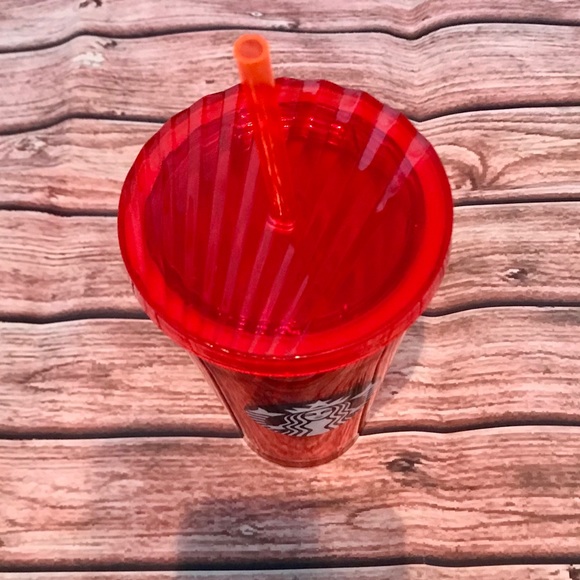 Starbucks 2018 Orange Cold Cup - Picture 3 of 4